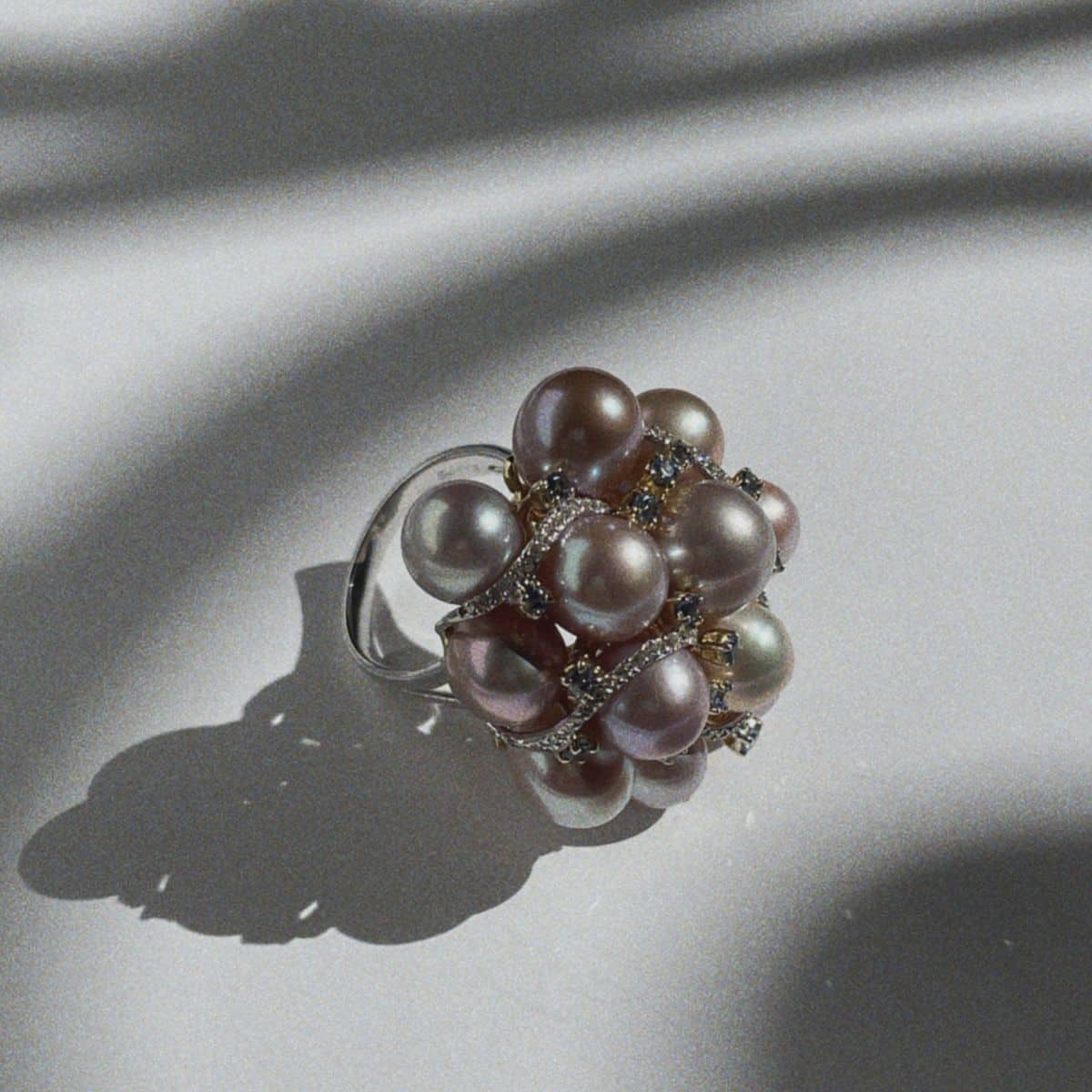 Bague Vintage Monamie Perles
