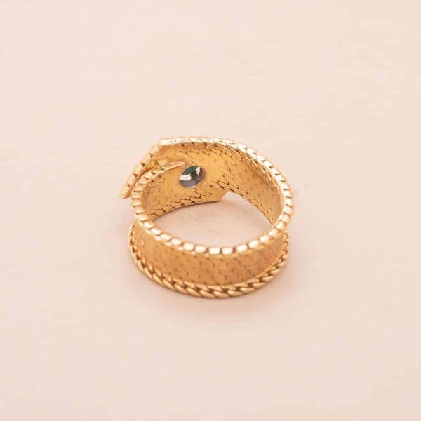 Bague Vintage Ruban d'or bague ancienne