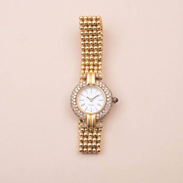 Montre Vintage Tennis Or Diamants montres luxe occasion