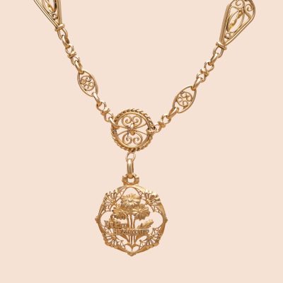 Antique Necklace "A Little Much" Vintage Necklace Antique Vintage Jewelry