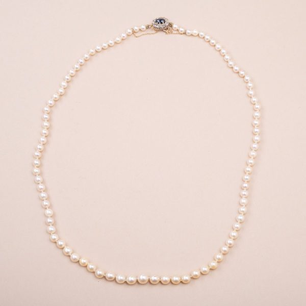 Collier Vintage Twiggy Perles