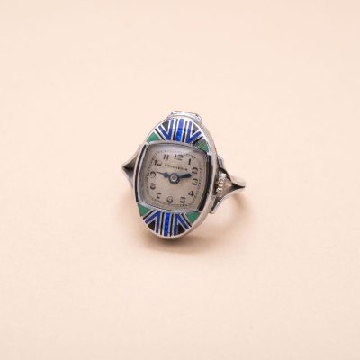Bague Montre Bucherer Art Déco