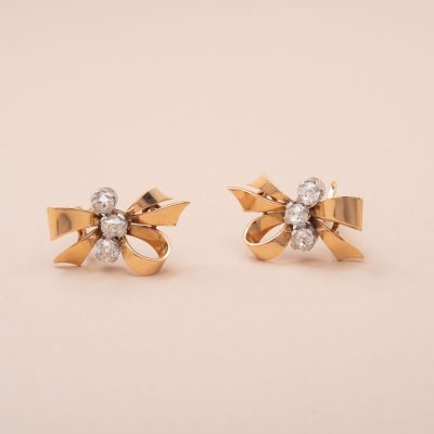 Clips Noeuds Ella Vintage boucles d'oreilles vintage