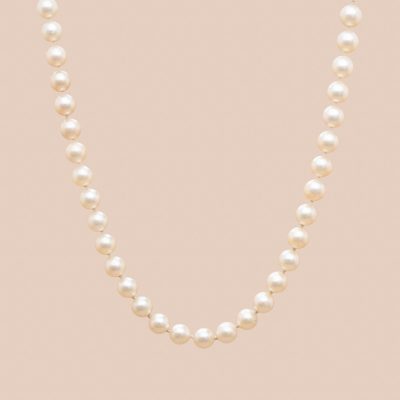 Collier Perles Dorées