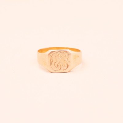 Bague ancienne Chevalière Antique