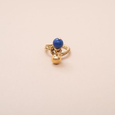 Bague Vintage Billes Lapis bague ancienne