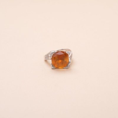Bague Orange Vintage bague ancienne